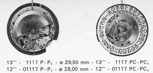 Mido 1117P, Mido 1117PC