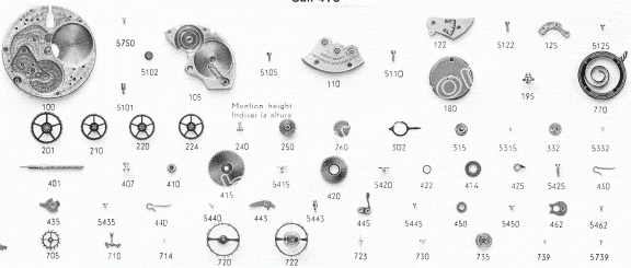 Movado 470, Movado 477