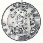 Enicar AR 168 D watch movement