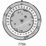 ETA ValJoux 7754 watch movement